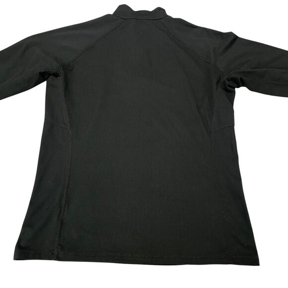 Mountain Hardwear Shirt M Black 1/4 Zip Pullover Long Sleeve Top Womens - Picture 10 of 12